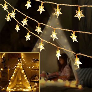Światełka Dekoracyjne w Kształcie Gwiazd (6 m) | STARYGLOW