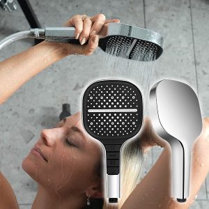 Słuchawka prysznicowa wysokociśnieniowa 3-w-1 | MEGASHOWER