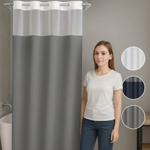 Podwójna wodoodporna zasłona prysznicowa | CURTELLE